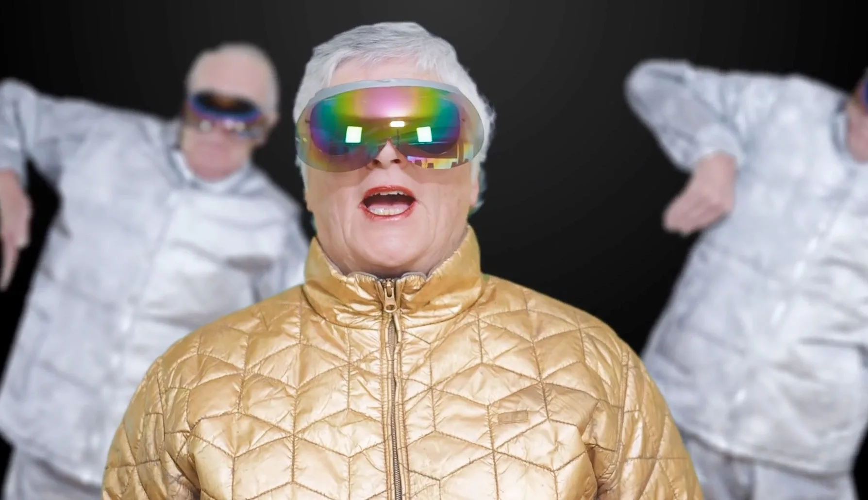 The retirees recreated every scene from the iconic Shake it Off Video clip