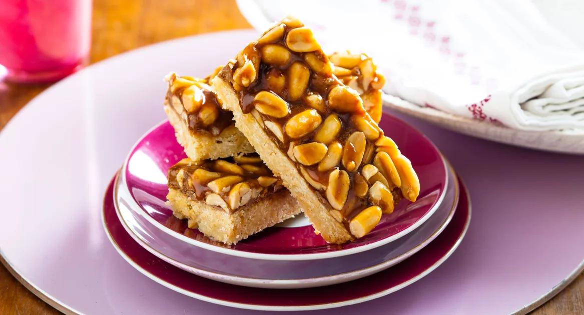 Peanut Brittle Slice | that's life!