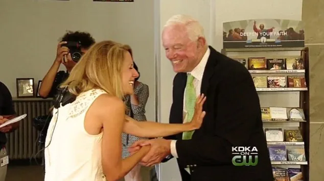 Jeni feels her father's heart beating in Arthur Thomas's chest.