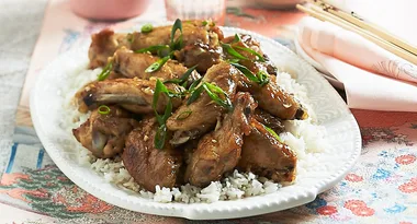 Salt & Pepper Wings with Asian Dressing