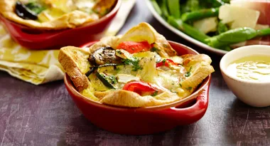 Camembert & Chargrilled Vegetable Quiches