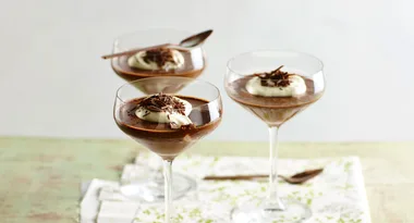 Blender chocolate mousse