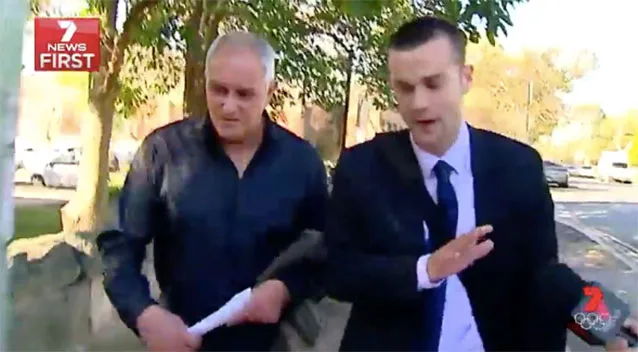 Michael Szafranek with his lawyer