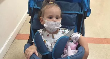 Holiday turned horror when baby contracts flesh-eating lung infection