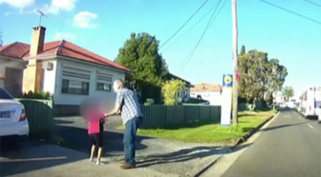 Gary picked the girl up and handed her to a relative