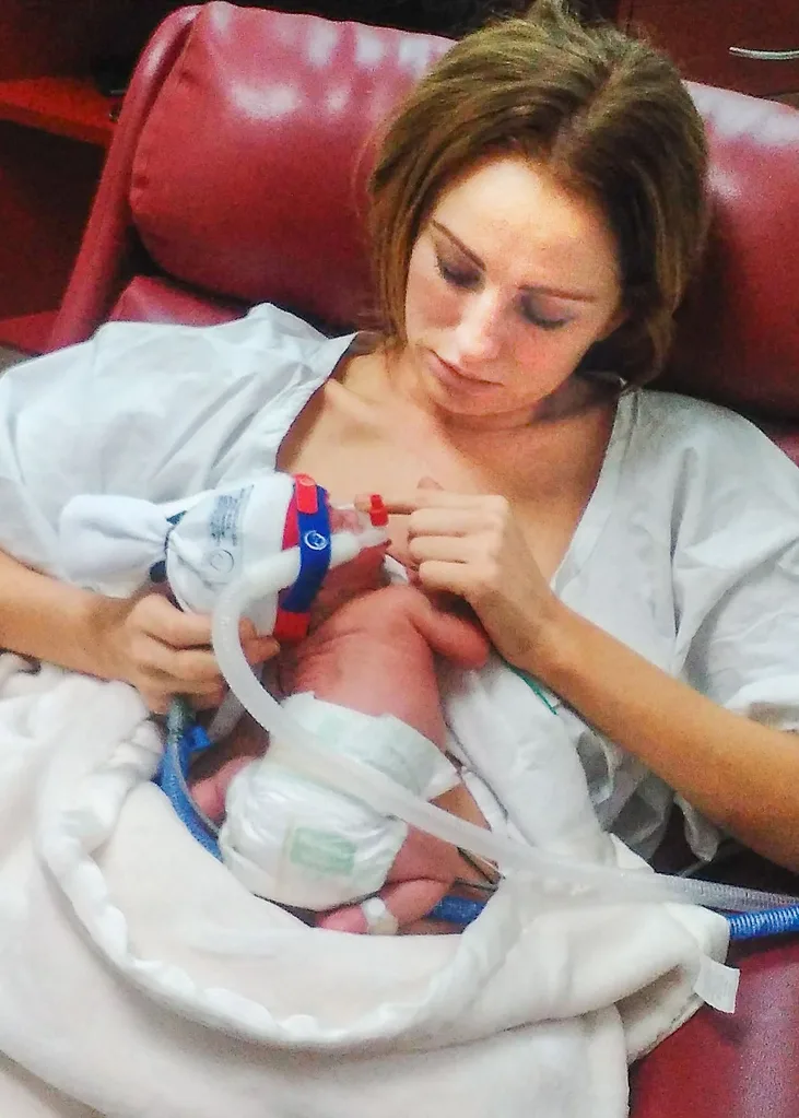 Lennox with mum lilly