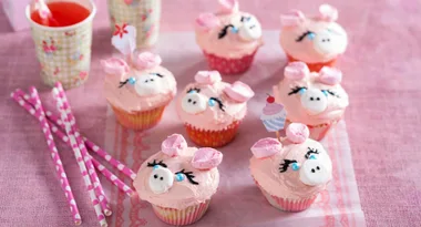 Pretty Pink Pig Cupcakes