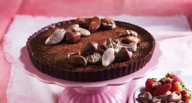 Chocolate Seashell Tart