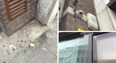 Dramatic controlled explosion at a bus stop is hilariously unecessary