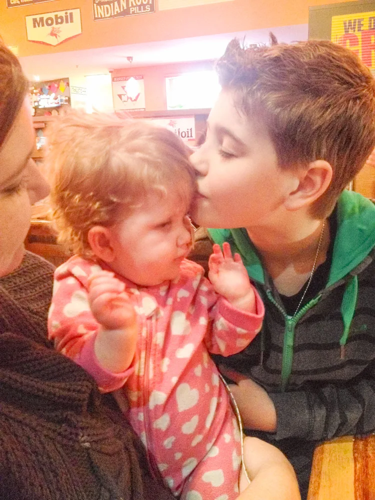 On big brother Joshua’s 10th birthday