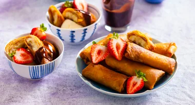 Banana Spring Rolls