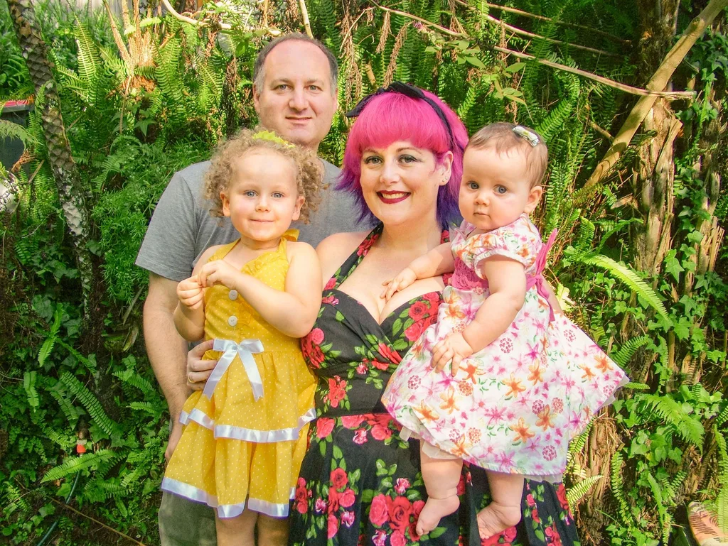 Adrian, Calliope, me and Tabitha