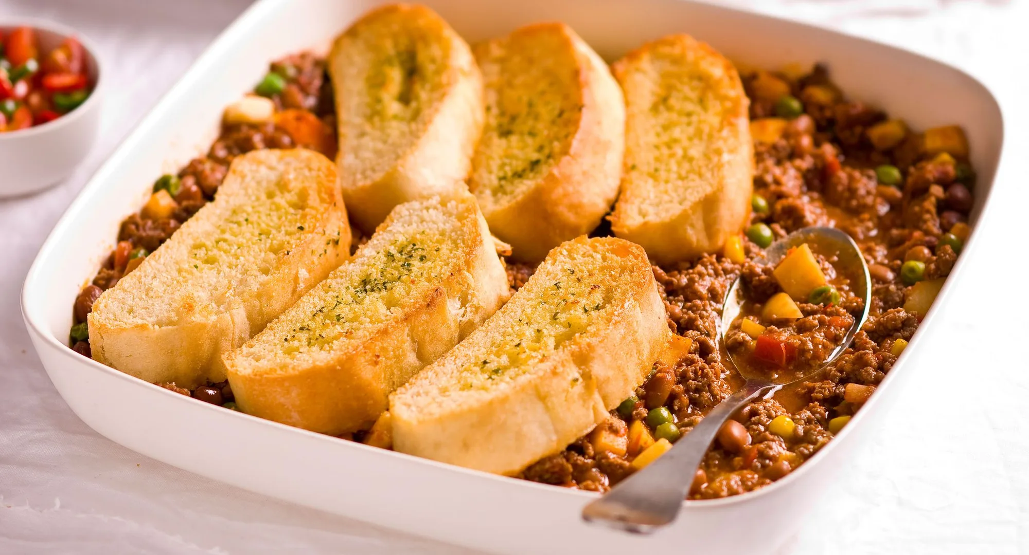 Beef & Garlic Bread Casserole | that's life!