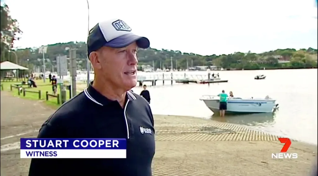 Stuart Cooper spoke to the news after witnessing the event