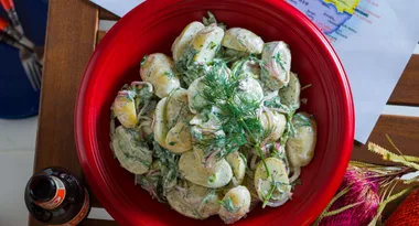 Potato, Rocket & Dill Salad