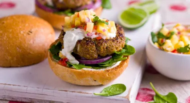 Lamb Korma Burgers