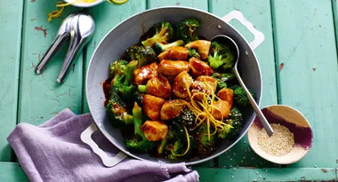 Orange Chicken with Broccoli