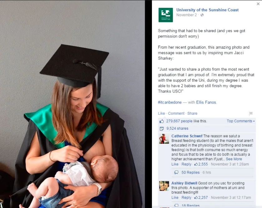 The picture went viral!
