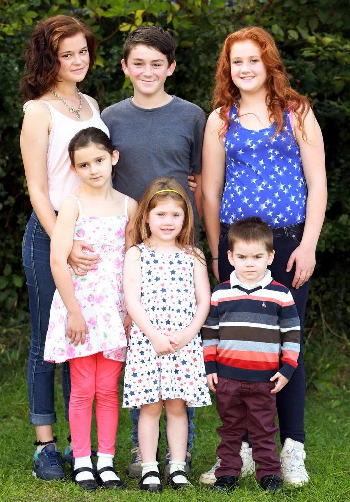 Back: Megan, Brad-lee and Mollie Front: Lilly, Erin and Haydon