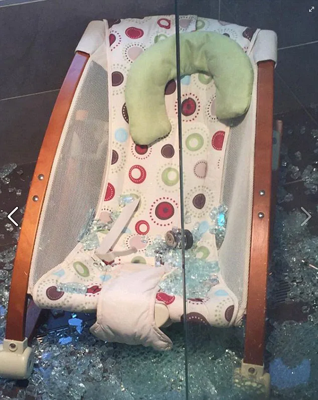 Eddie Jai's bouncer was filled with glass