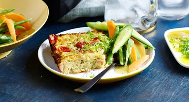 Gluten Free Zucchini & Brown Rice Bake