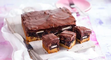 OMG Brownie Slice