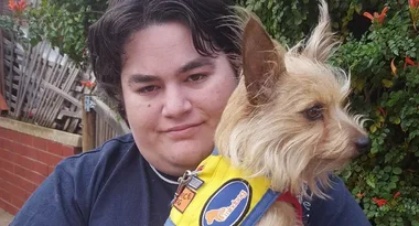 My dog saved me!