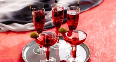 Bewitched Champagne Cocktail
