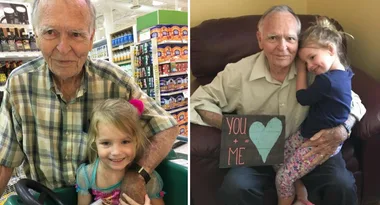 Birthday girl, 4, changes 82-year-old widower’s life forever