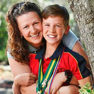 Her son has cerebral palsy – and a gold medal!