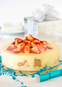 White Chocolate Mousse Trifle