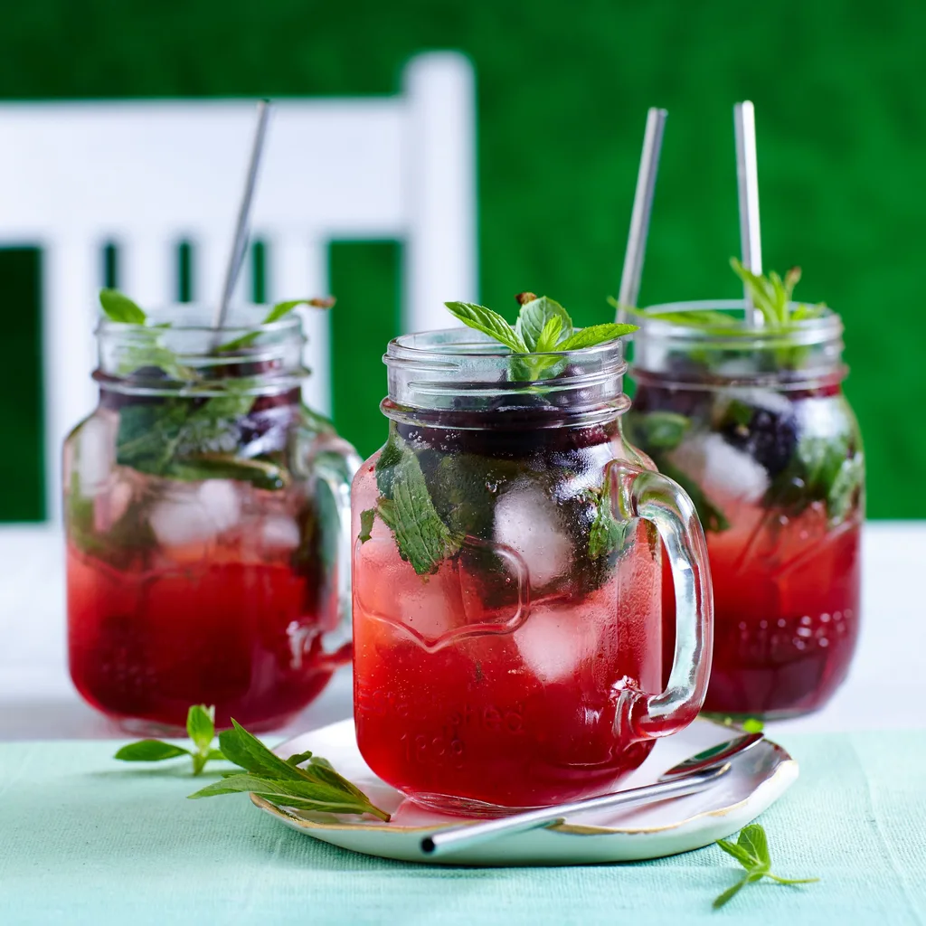 Icy cold Mojitos