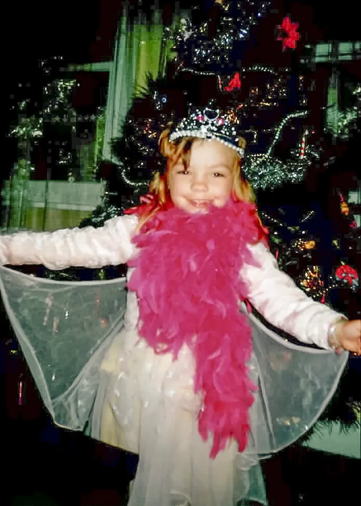 Chloe Hayden as a child