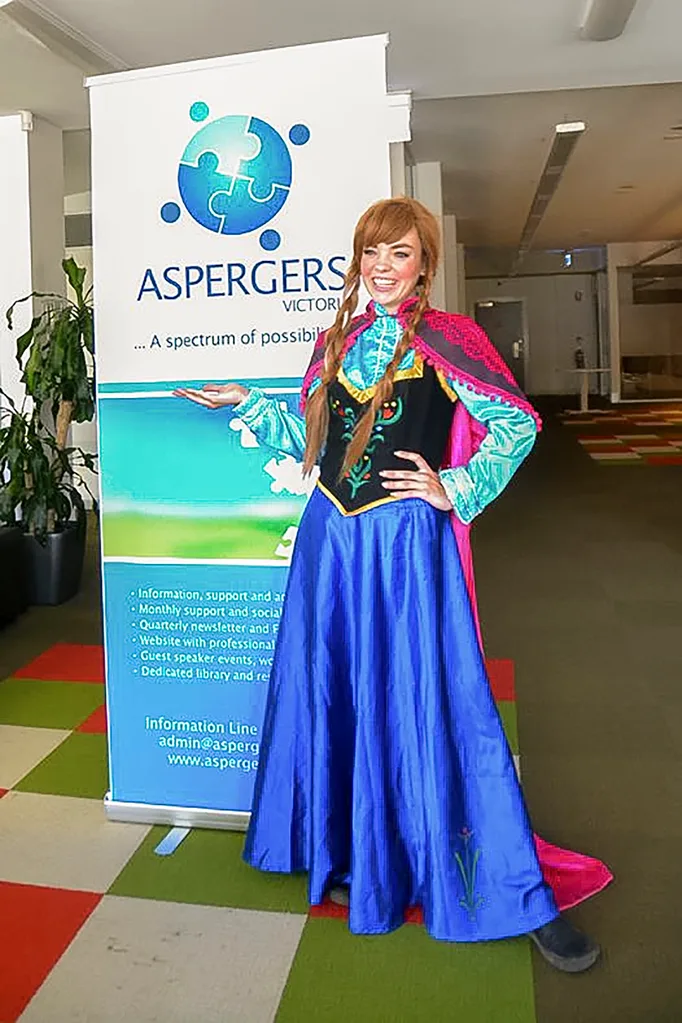 Chloe Hayden as Anna from Frozen