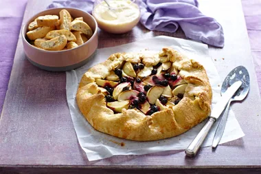 Peach & Blueberry Galette