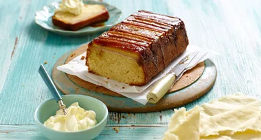 Upside Down Lady Finger Banana Cake