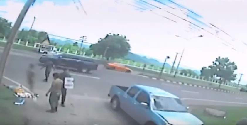 ghostly shape above the victim
