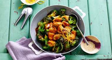 Orange Chicken with Broccoli