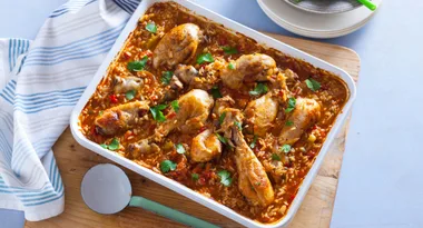 Chicken, Tomato & Brown Rice One-pot