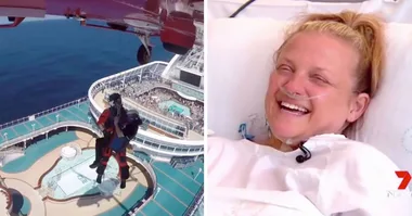 Woman winched off cruise liner and flown to Sydney in race against time for lifesaving kidney