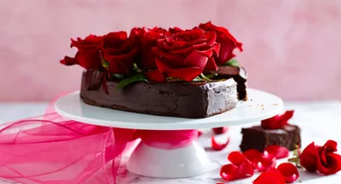 Deluxe Chocolate & Hazelnut Valentines Cake