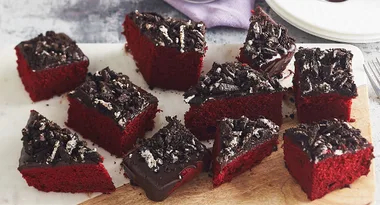 Red Velvet & Oreo Slice