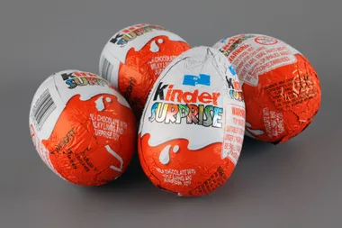 There’s a reason Kinder Surprise toys come in yellow cases