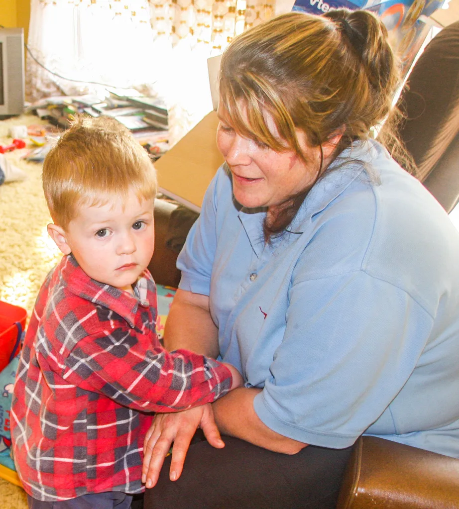michelle with son josh