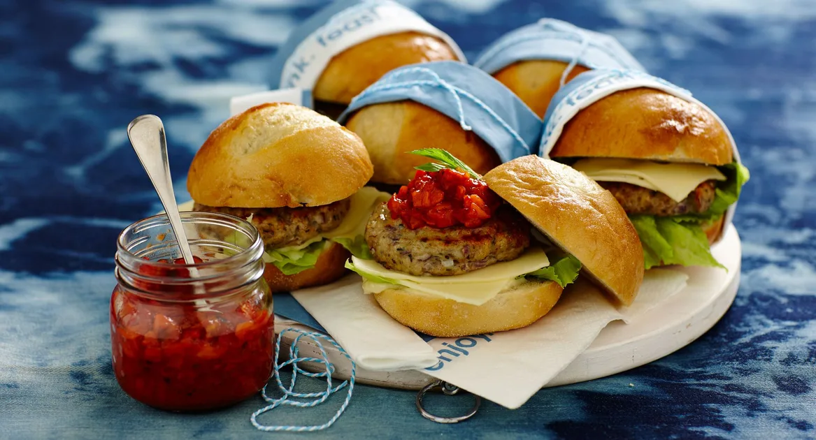 Healthy Baked Chicken Rissoles | that's life!