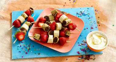 Nutella Crepe Skewers
