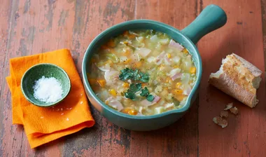 Bacon, Vegetable & Lentil Soup