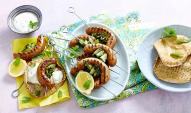 Beef & Zucchini Skewers