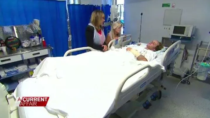 shane rheganzani in hospita;
