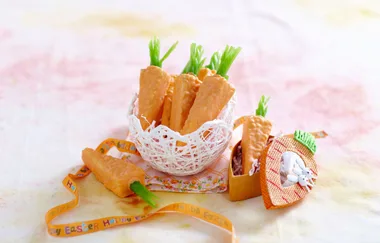 Rice Crispy Easter Carrots